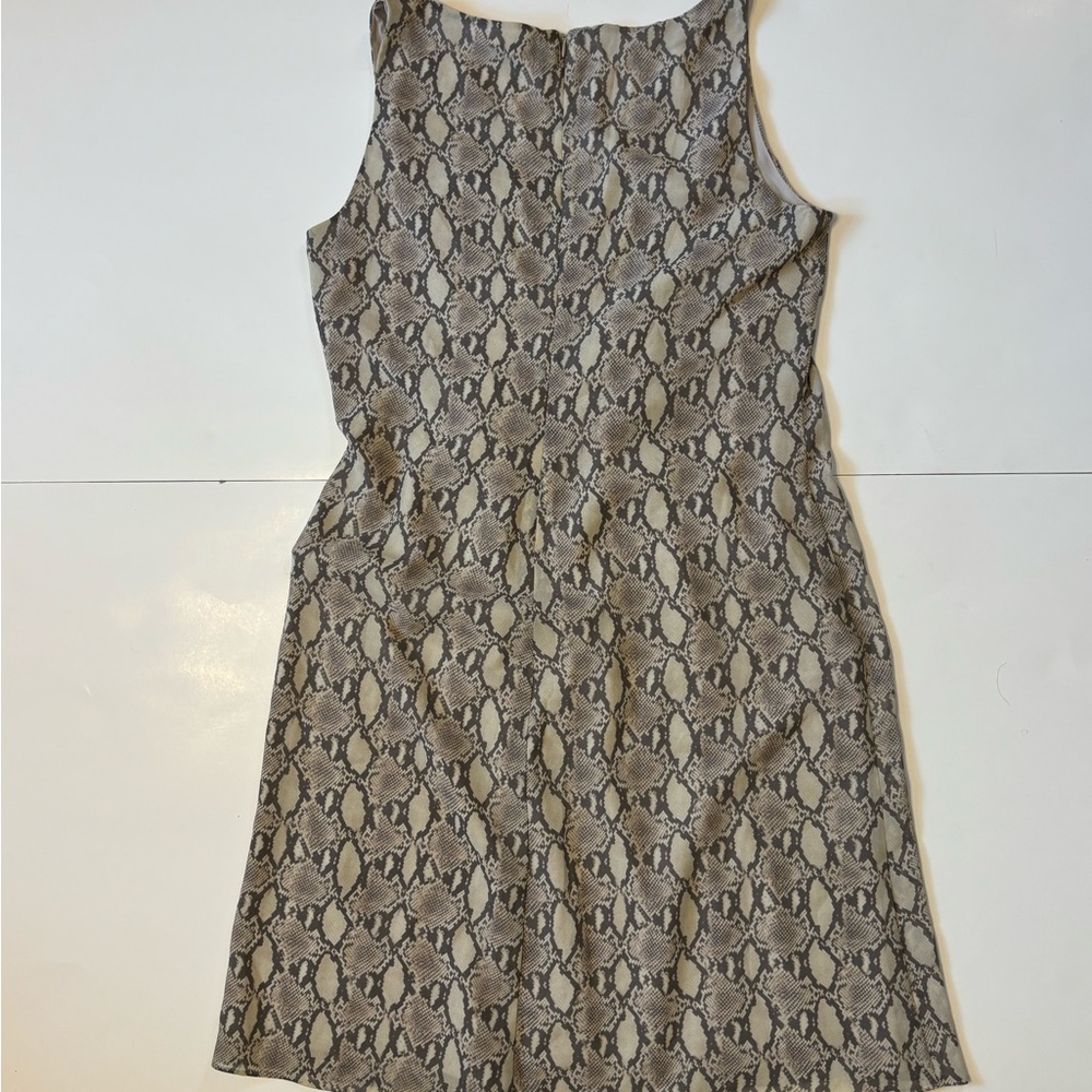 Lauren Ralph Lauren Snake Print Ruffle Mini Dress - Picture 2 of 10